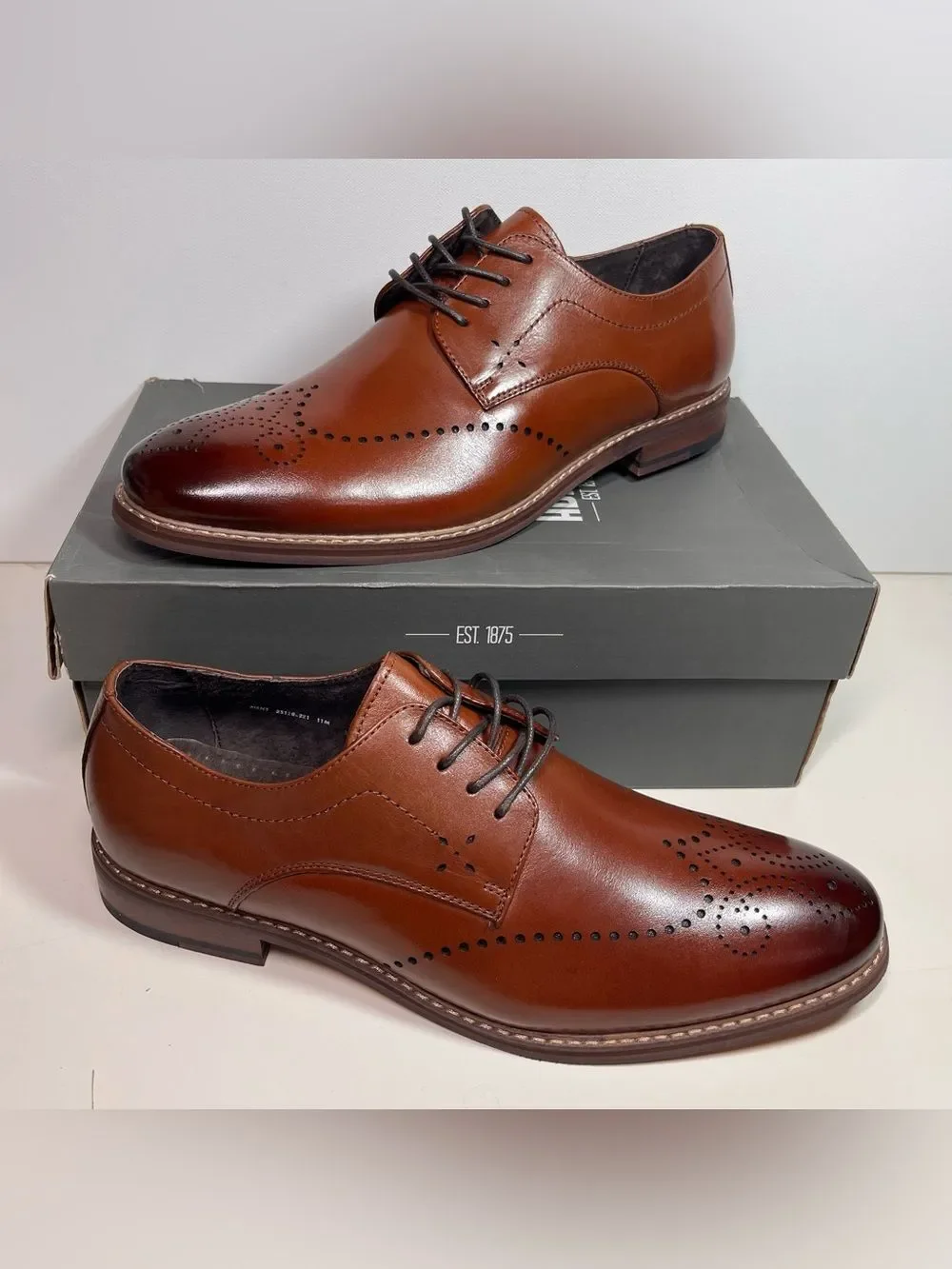 Stacy Adams Men's Alaire Wingtip Lace-up Oxford